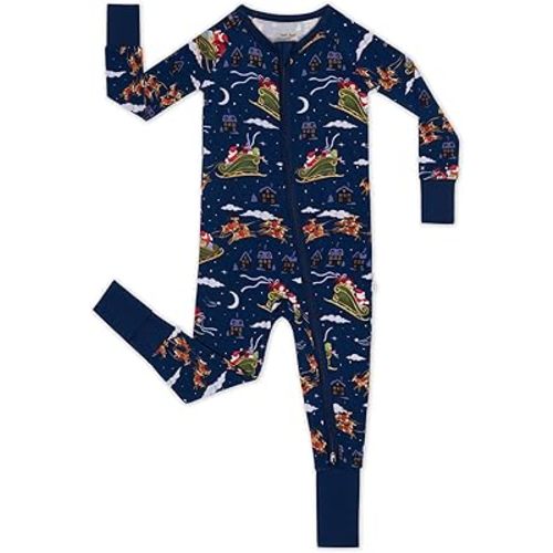 Little Sleepies Pajamas for Baby Boys & Girls, Viscose from Bamboo Baby Pajamas, Preemie & Newborn Sleepers, 2-Way Zipper PJs