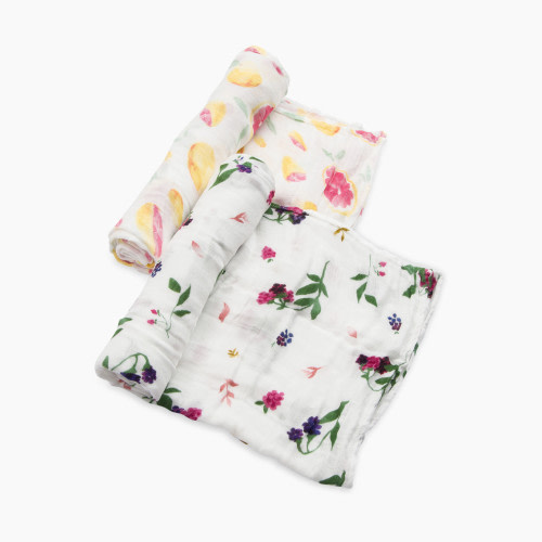 Little Unicorn Deluxe Bamboo Swaddle (2 Pack) - Sweet Tart