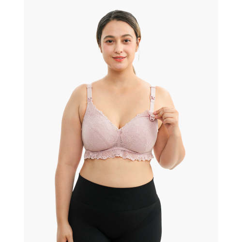 Lace V Neck Nursing Bra - Comfortable and Stylish