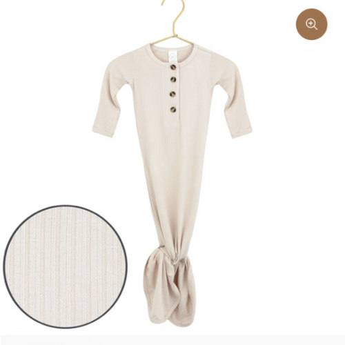 Cove Ribbed Knotted Gown