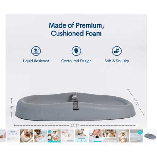 Upseat Changing Pad- grey