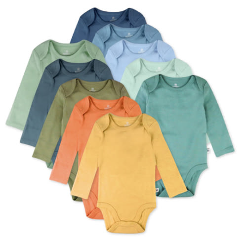10-Pack Organic Cotton Long Sleeve Bodysuits | Honest Baby Clothing