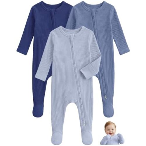 Unnivoll Viscose Bamboo Baby Pajamas Baby Sleepers Baby Boys Girls Clothes