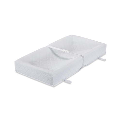 LA Baby 4-Sided Waterproof Diaper Changing Pad, 30" with Easy to Clean Quilted Cover