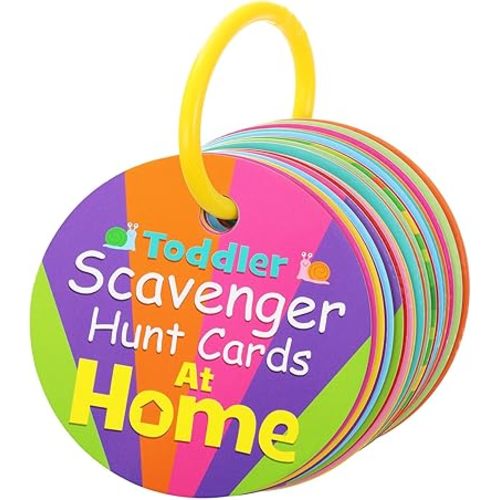 Hoolerry Toddler Scavenger Hunt Cards, Scavenger Hunt Game Preschool Games, Toddler Activity for Toddlers Ages 3 4 5 Children Birthday Gifts(at Home)