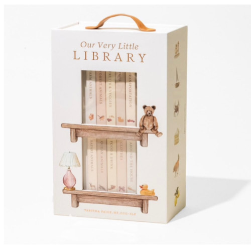 Our Very Little Library Board Book Set: A Foundational Language Vocabulary Board Book Set for Babies (Tabitha Paige Children's Book Series)