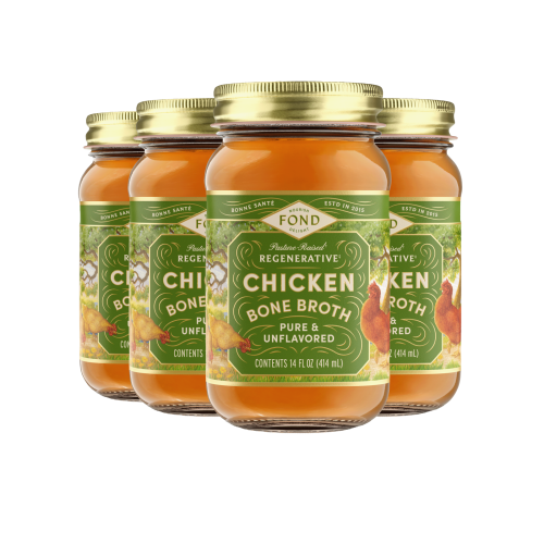 Chicken Bone Broth - Pure & Unflavored – FOND Bone Broth Tonics