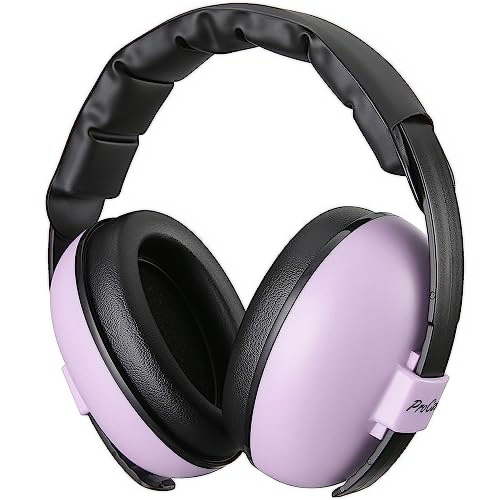ProCase Baby Ear Protection, Noise Cancelling Headphone for Babies Infant Newborn Toddler up to 36 Months, Soft Hearing Protection Earmuffs for Sleep Travel -Pink