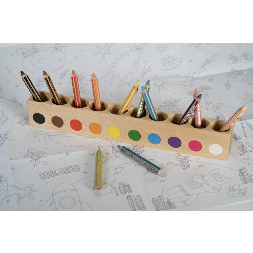 Large montessori pencil holder