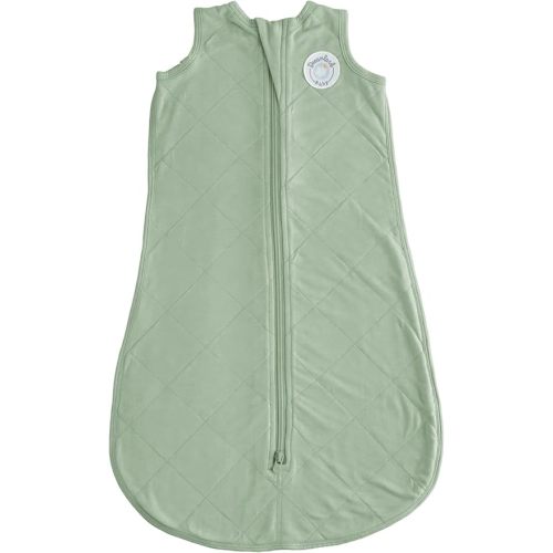 Dreamland Baby Lightweight Bamboo Viscose Sleep Sack (12-24 months). 1.0 TOG Ultra Soft Blanket w/ 2-Way Zipper. 95% Viscose, 5% Spandex (Sage). Mom-Owned US Business, Premium Materials