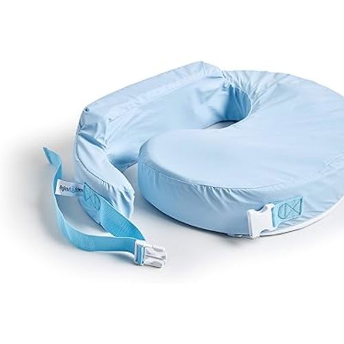 My Brest Friend Original Nursing Pillow Cover - Slipcovers For Baby - Vinyl, Adjustable Fit, Easy Care, Durable - Original Nursing Pillow Not Included, Blue