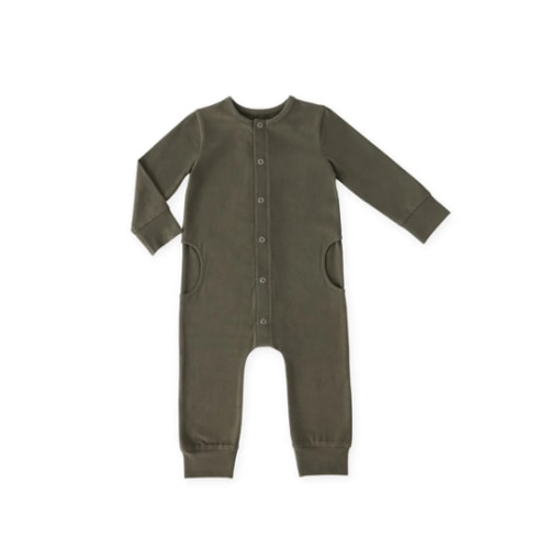 Essentials Romper- OLIVE