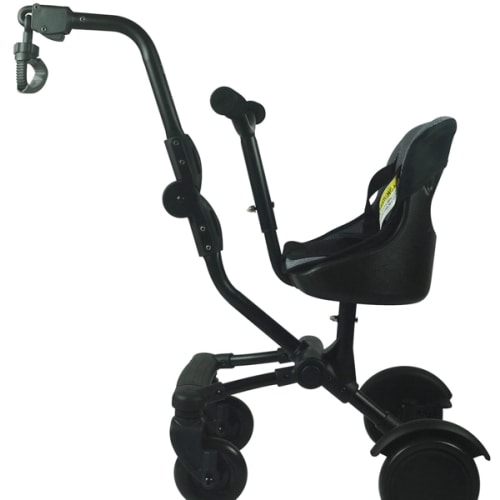 Englacha Uptown Rider – Child Rides Alongside Stroller Attachment with Comfy Padded Saddle Seat – Universal Fit for Most Strollers – Quick and Easy to Use – Designed for Safety
