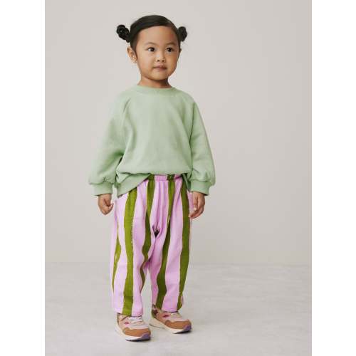 Pink and Green Stripe Barrel Trousers (3-6 month)