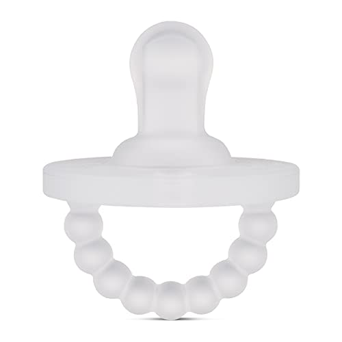 Ryan & Rose Cutie PAT Pacifier Teether (Flat, Clear)