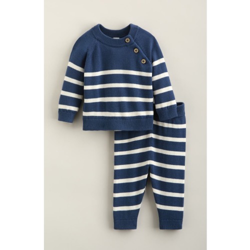 Cozy Stripe Sweater & Joggers Set