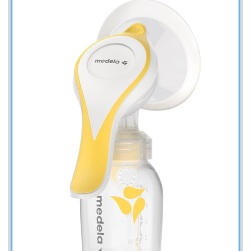 Medela Harmony Manual Breast Pump, Compact Swiss Design with PersonalFit Flex Shields and Medela's 2-Phase Expression Technology