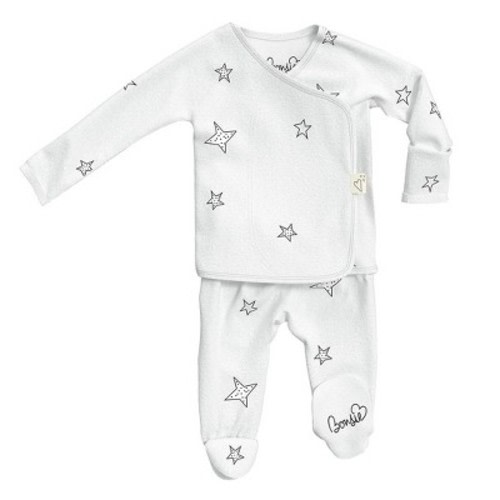 Bonsie Skin to Skin Babywear Footie - Stars Newborn