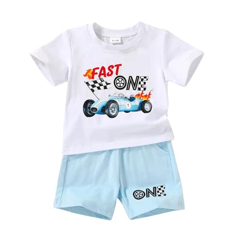 Happy Town Baby Boy Summer Clothes One Happy Dude 1st Birthday Outfits Smile Cool Short Sets