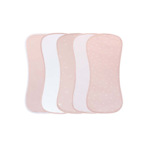 Pink Tulip Reversible Burp Cloths – Ely's & Co.