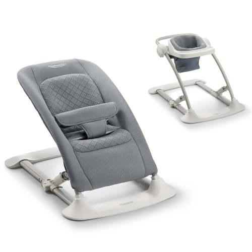 Graco Jumpstart 4-in-1 Infant Activity Bouncer, Pristine, Blue