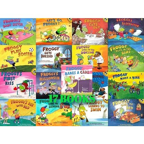 Froggy 17-Book Set (Froggy . . . Bakes a Cake, Eats Out, Gets Dressed, Goes to Bed, Goes to School, Paperback – January 1, 2008