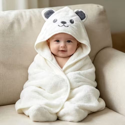 1pc baby bath towel friendly baby plush blanket - Temu