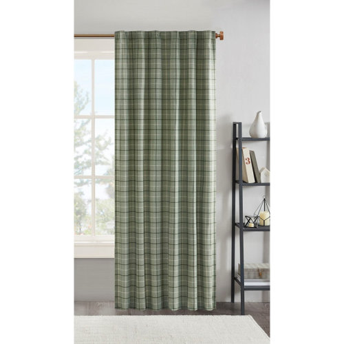 Gracie Oaks Thermal Fleece-lined Polyester Plaid Curtains For Cozy Cabin Ambiance | Wayfair
