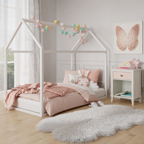Harper Orchard Skyler Metal Montessori House Bed & Reviews | Wayfair