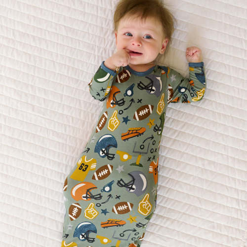 Touchdown Time Infant Gown - Little Sleepies