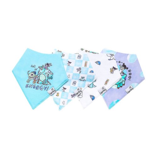 Copper Pearl X Disney Monsters Inc Medley 4pc Bib Set