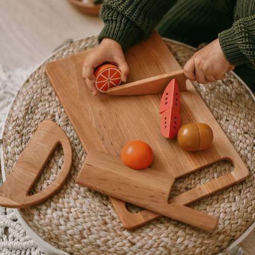 Safe Cutting Board and Knives