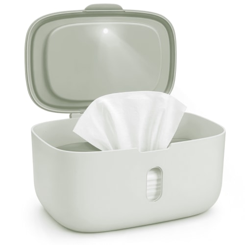 Jool Baby Wipes Dispenser with Built-in Nightlight (Sage)