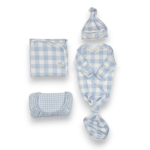 Sunday Picnic, Dusty Blue - Hospital Welcome Set – A Newborn Nest