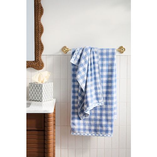 Gingham Cotton Woven Towel Collection