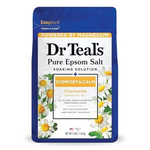 Dr Teal's Epsom Salt Soaking Solution, Chamomile, 48 Oz