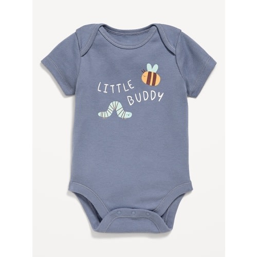 Short-Sleeve Graphic Bodysuit for Baby