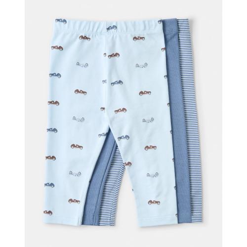 3 Pack Cotton Leggings - Kmart