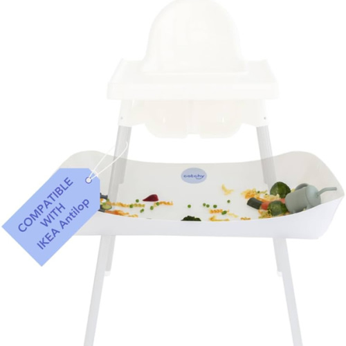 Catchy - Food and Mess Catcher - Compatible with IKEA Antilop High Chair - Food Catching Accessory for Highchairs - Baby & Toddler Food Mat Catcher