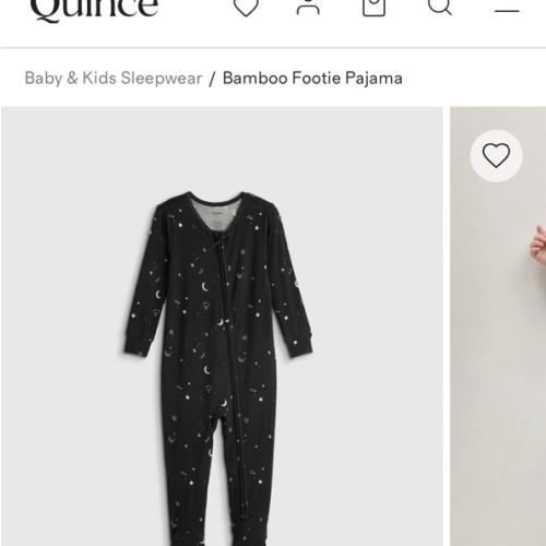 100% Organic Cotton Footie Pajama in Planets
