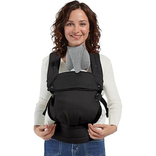 Baby Carrier Newborn to Toddler, Adjustable Toddler Carrier, Baby Holder Carrier, Kangaroo Infant Carriers with Widen Shoulder Straps, Black