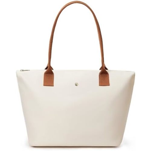 KALIDI Tote Bag for Women Nylon Top-Handle Purse,Large Capacity Shoulder Hobo handBag with Zipper Leisure Foldable Weekend
