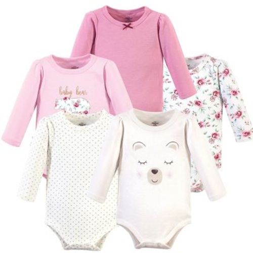 Luvable Friends Hudson Baby Long-Sleeve Bodysuits 5pk