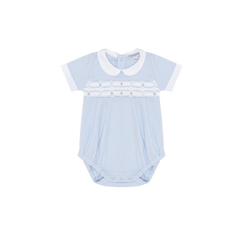 Signature Smocked Boys Bubble - Baby