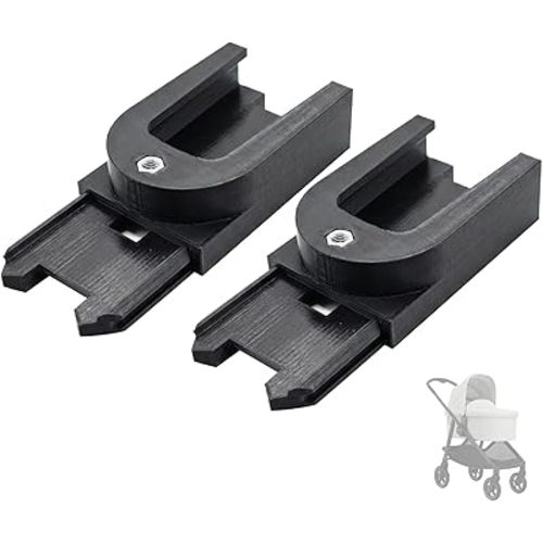 Stable Adapter Connector for Uppababy V1/V2/V3 Bassinets to Nuna Triv Next & Nuna Swiv Strollers, Simply Installation & Secure Attachment, 1 Set