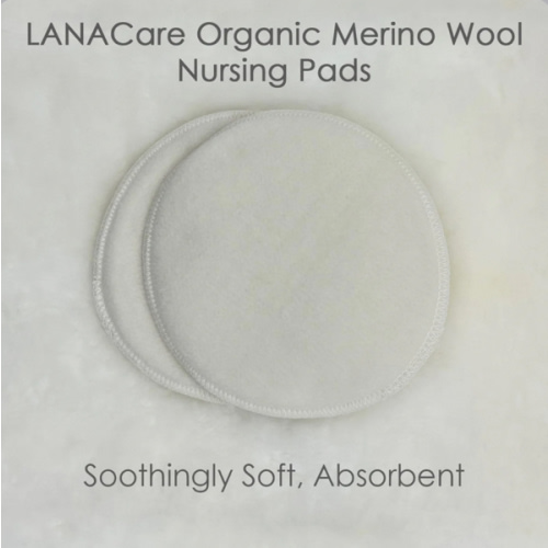 LANACare Merino Wool Nursing Pads, Style "Softline" – Danish Woolen Delight