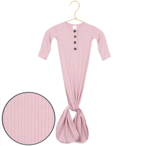 Haven Ribbed Knotted Gown