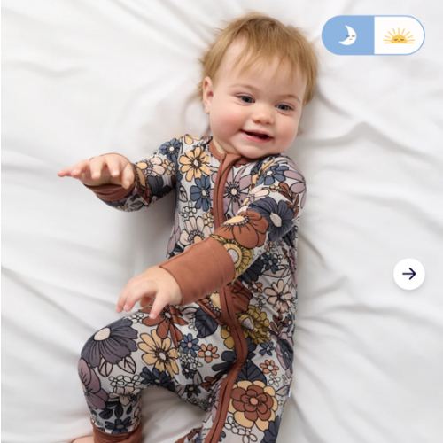 Wildwood Floral Zippy | Little Sleepies