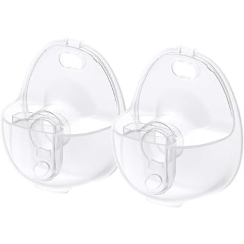 eufy Security Original Milk Container (2-Pack) for Wearable Breast Pump E20/S1/S1 Pro, BPA-Free Reusable Breast Pump Container Collects Up to 5 oz (150 ml) Each