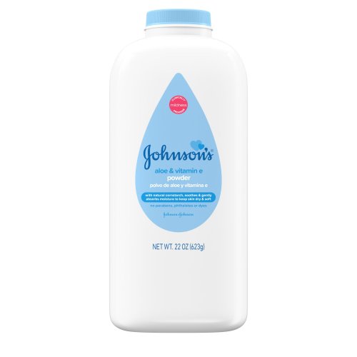 Johnson's Baby Cornstarch Baby Powder - Aloe & Vitamin E
